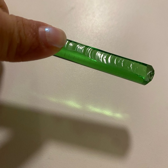 Beautiful Green Glass Flower 19” - Picture 10 of 11